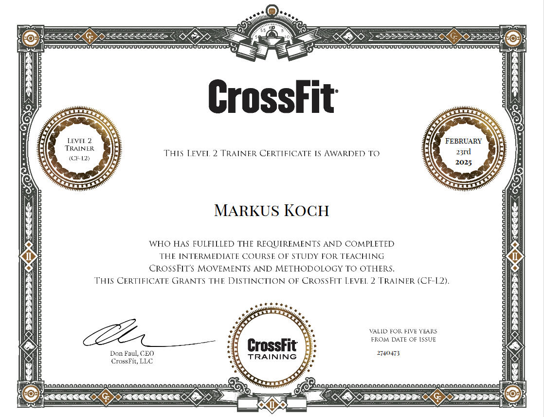 CrossFit Level 2 CrossFit Level 2